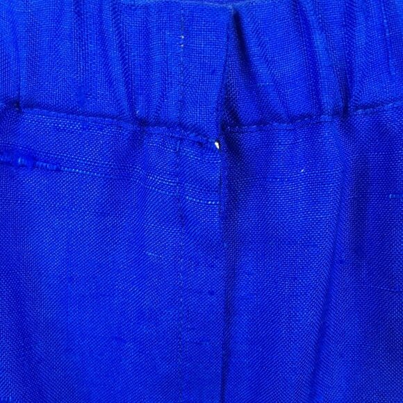 Shomi by Miller Shor Skirt Set Womens 20 Plus Size Blue 100% Silk Office Vintage - Picture 14 of 16